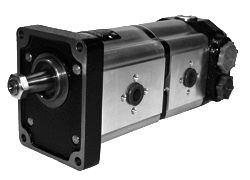 Гидронасос двухсекционный шестеренный GP2K20/2K10L-F291CC-V